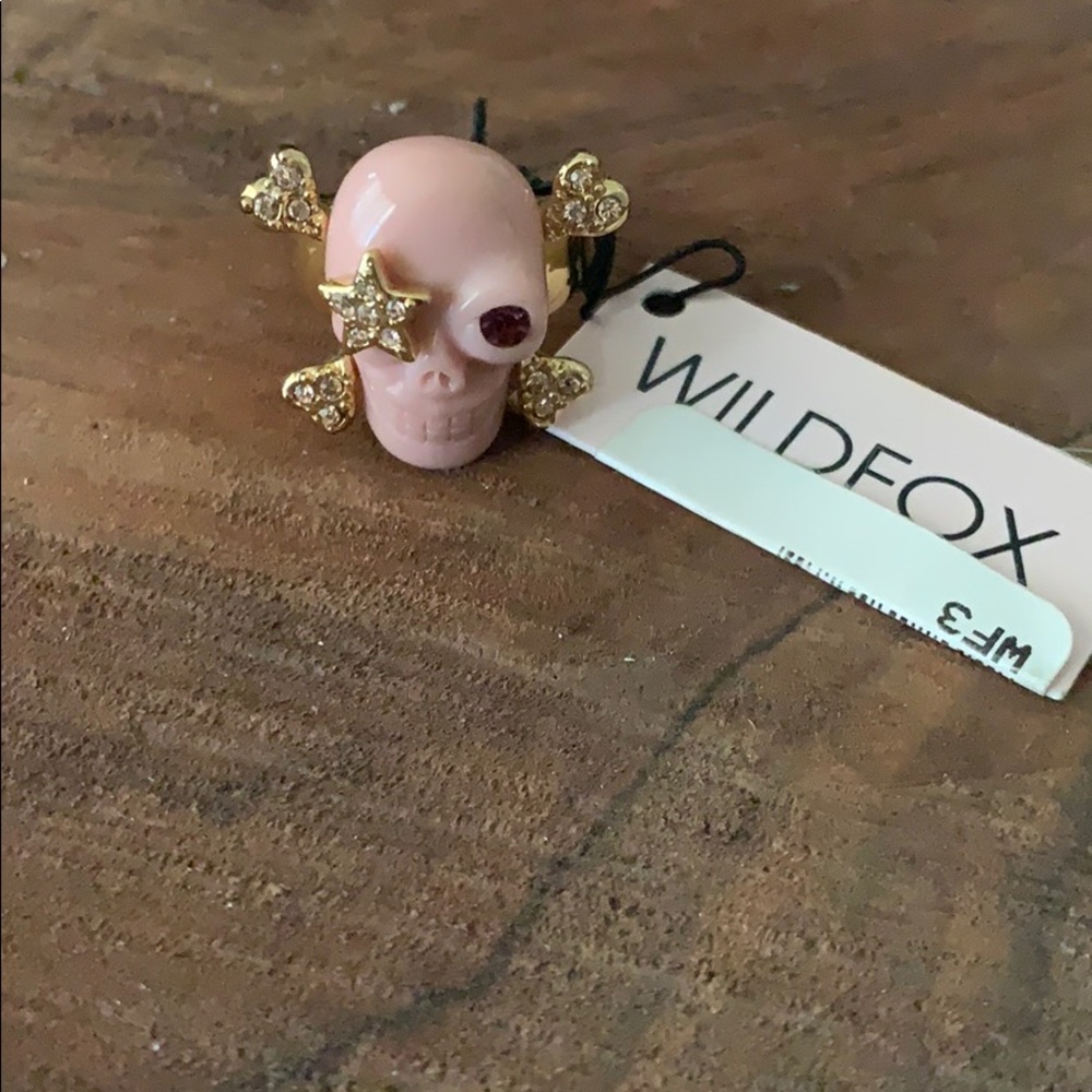COPY - Wildfox pink skull ring